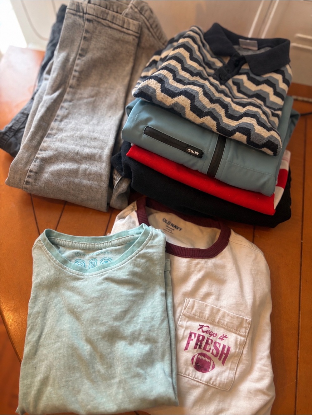 Boys' tops and bottoms, ages 6 years back 2 school bundle clothing apparel